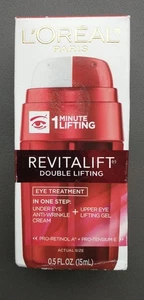 Loreal Revitalift DOPPELTE LIFTUNG AUGENBEHANDLUNG NEU 0,5 Unzen 1 Minute Lifting - Bild 1 von 2