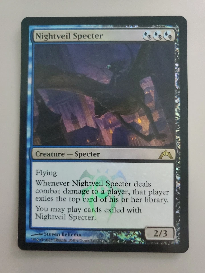 MTG Nightveil Specter Gatecrash Foil Buy A Box Rare - Image 1 of 1