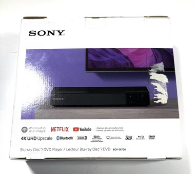 Sony 4K Upscaling 3D Streaming Blu-ray Disc Player BDPS6700 Black - Image 1 of 4