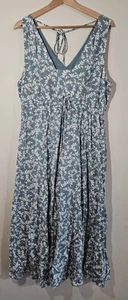 Piper size 16 boho style 100% Linen Maxi Dress - Picture 1 of 5