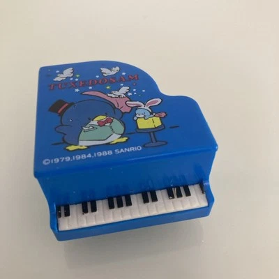 Sanrio Tuxedo Sam pencil Sharpener 1988 Vintage Retro Japan Spitzer Klavier - Bild 1 von 4