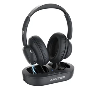Wireless Headphones for TV with Universally Compatible Transmitter Charging B... - Picture 1 of 8