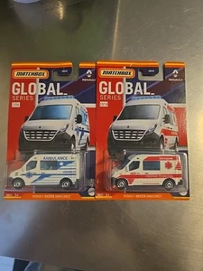 Matchbox 2021 Global Series Renault Master AMBULANCE 'Pair' - Picture 1 of 1
