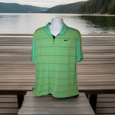 Camiseta polo de rendimiento de golf Tiger Woods Collection Nike para hombre 2XL con botones a presión Foto 1 de 4