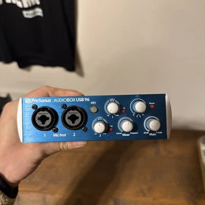 PreSonus AudioBox 96 USB Audio Recording Interface good condition. - Image 1 of 4