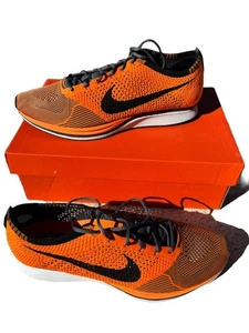 Nike Flyknit Racer Total Orange 2012 526628-810 Mens Size 14 - Picture 1 of 18