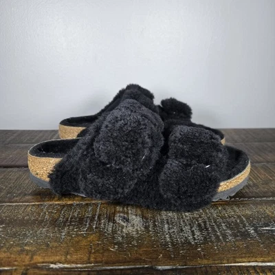 Zapatillas estrechas Birkenstock Arizona piel de oveja hebilla grande para mujer talla 5 UE 36 Foto 1 de 4