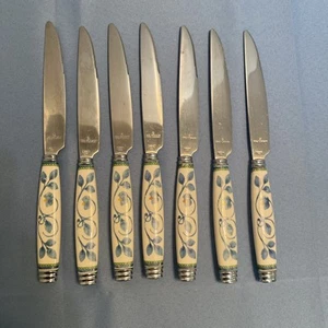 Pfalrzgraff Orleans Set Of 7 Dinner Knives - Picture 1 of 3