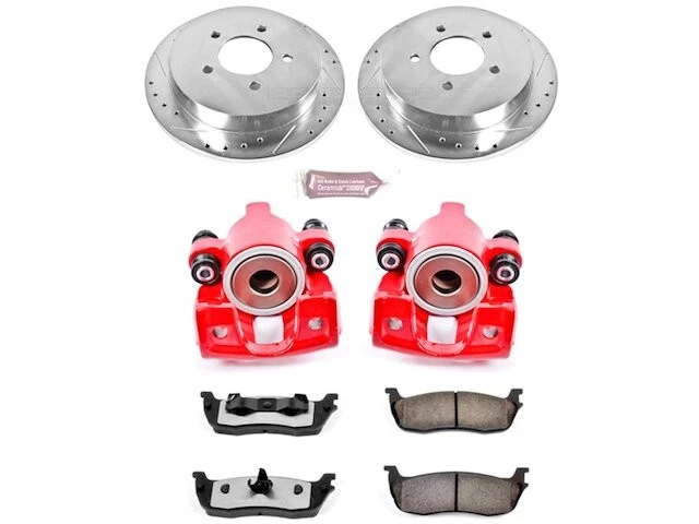 Kit de pastillas de freno trasero y rotor para Ford F150 Heritage 2004 HG386JV Foto 1 de 1