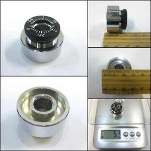 Chrome Black Turntable Vinyl LP Record Player Tonearm Counterweight (53 grams) - Imagen 1 de 6
