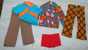 VINTAGE 60s BARBIE KEN DOLL SHIRT PANTS SHORTS CLOTHES LOT TLC FASHIONS ALLAN - Picture 1 of 1