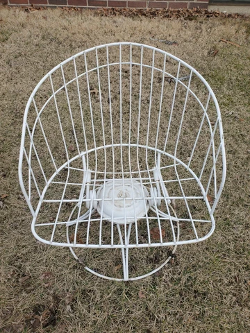 Vintage MCM Homecrest Barrel Back Bouncy Swivel Patio Chair Cover