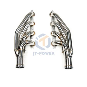 Turbo Headers 1-7/8" 304SS Up&Forward FOR Chevy GM Small Block V8 LSX LS1 LS6 - Picture 1 of 7