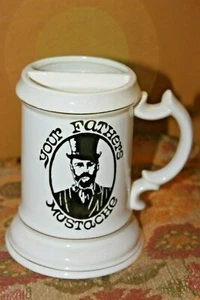 Vintage Arnart Fifth Ave Ceramic Shaving Mug "YOUR FATHERS MUSTACHE" - Picture 1 of 12