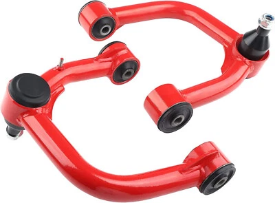 Front Upper Control Arms for 2-4" Lift For 2005-2022 Toyota Tacoma 2WD 4WD Red - Image 1 of 4