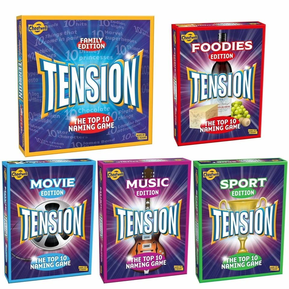 Tension Board Games Naming Game Family Fun Card Game Selection - Image 1 of 1
