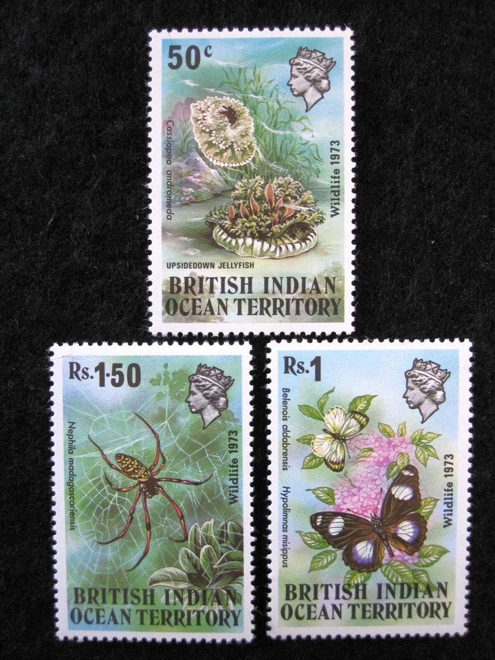 BRITISH INDIAN OCEAN TERR. - SCOTT#54-56 - MNH - CAT VAL $12,50 Foto 1 de 1