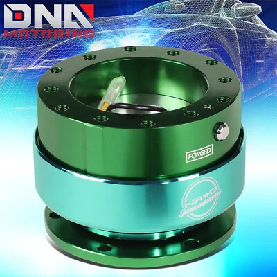 NRG Innovations Steering Wheel Green Quick Release Hub Adapter Kit SRK-200GNGN - Image 1 of 4