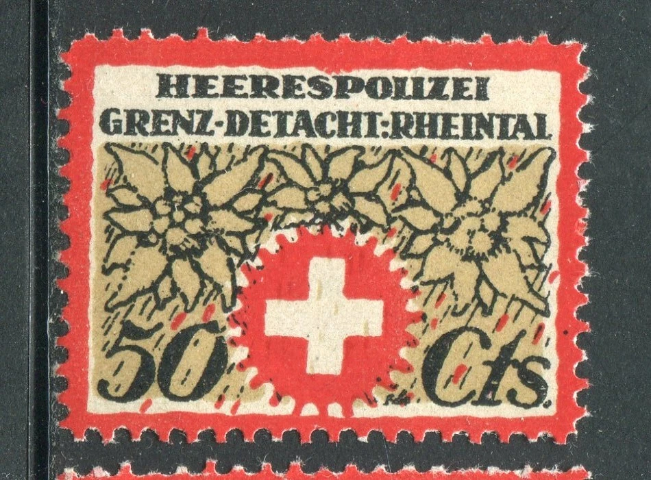 Switzerland Soldatenmarken Soldier i WWI Heerespolizei Rheintal #27 MLH 25 - Image 1 of 1