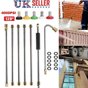 Gutter Cleaning Tool Extension Wand Lance Pressure Washer Roof Cleaner 4000PSI - Picture 1 of 14