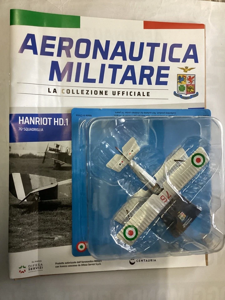 Aeronautica  militare HANRIOT HD.1, 1/72 , die-cast Centauria - Immagine 1 di 4
