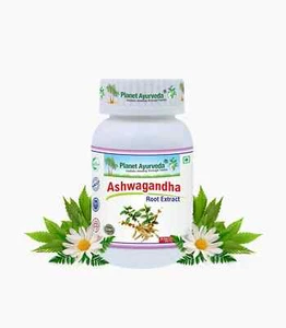Planet Ayurveda Ashwagandha Capsules - Pack of 2 (60 Capsules Each) - Picture 1 of 4