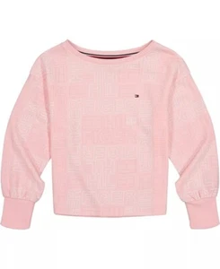 Tommy Hilfiger ROSE SHADOW Girl's Toddlers' Popover Hoodie, US 6X - Picture 1 of 1
