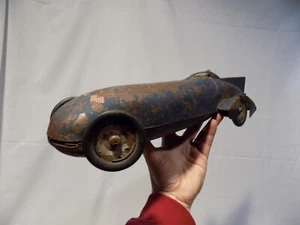 1930 KINGSBURY BLUEBIRD BLECH AUFZIEH LAND GESCHWINDIGKEIT REKORD PRESSSTAHL RENNWAGEN - Bild 1 von 13