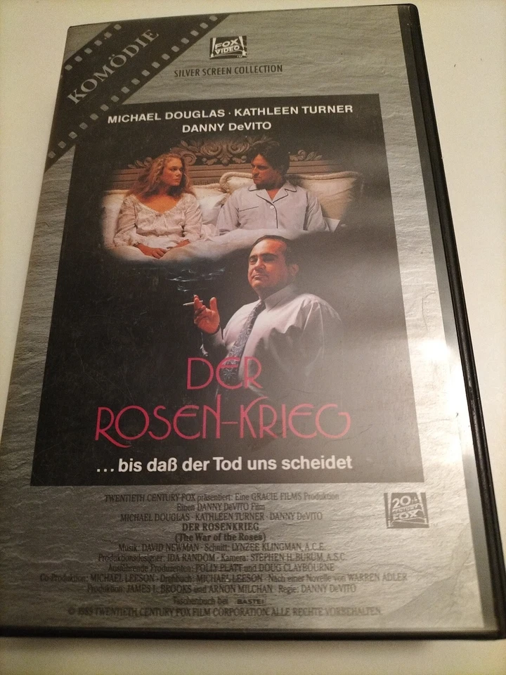 Der Rosen-Krieg Michael Douglas Kathleen Turner Danny DeVito VHS VIDEO Kassette - Bild 1 von 3