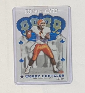 2002 Crown Royale Blue #162 Woody Dantzler #/99 Cowboys Clemson ***Die-Cut*** - Picture 1 of 1