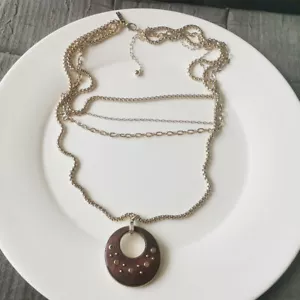 Nuevo 26" WHBM Dije Multi-Hebras Collar Destacado Regalo Moda Mujeres Joyería - Imagen 1 de 3