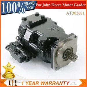 AT302661 Genuine Hydraulic Main Pump 83006780 For John Deere 772G 870D 870G 872G - Picture 1 of 13