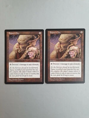 Squee's Toy x2, MTG Tempest (1997) Common Artifact VNM  - Image 1 of 2