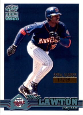 2000 Paramount Holographic Green #136 Matt Lawton/99 - NM-MT - Image 1 of 2