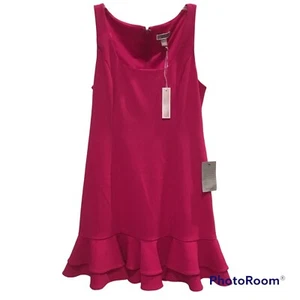 Chelsea 28 Pink Sleeveless Ruffle Dress Women’s Size 8 Petite NWT (MSRP $139) - Picture 1 of 7