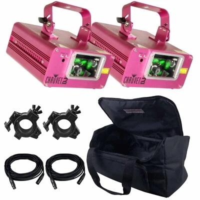 Láser aéreo Chauvet DJ Scorpion doble haz de grasa verde DMX + bolsa paquete de 2 idjnow Foto 1 de 4