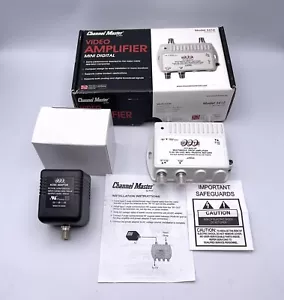Channel Master 2-Port HDTV Signal Distribution Amplifier, CM-3412 Open Box - Picture 1 of 9