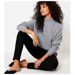 LOFT Mock Neck Dolman Medium Grey Sweater XXL - Picture 1 of 5