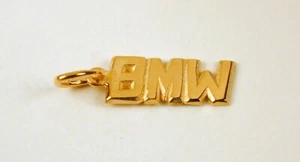 Dije de garra de langosta enchapado en oro plata esterlina nombre BMW gratuito EE. UU. Envío - Imagen 1 de 4
