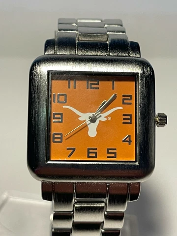 Texas Longhorns NCAA Women's Stainless Steel Watch NEW Cover