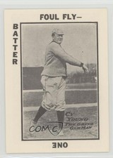 1973 TCMA 1913 Tom Barker Baseball Card Game Reprint Cy Young HOF