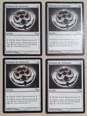 MtG - Talisman of Dominance x4 - Mirrodin - Uncommon -Mana Ramp Commander Staple - Bild 1 von 4