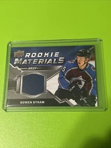 20-21 UD Series 2 Bowen Byram Rookie Materials #RM-BB Colorado Avalanche - Picture 1 of 2