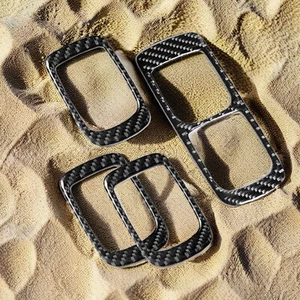 43Pcs Carbon Fiber Full Interior Kit Cover Trim For 2003-2010 Porsche Cayenne - Picture 1 of 15