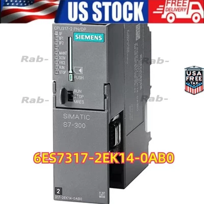 New Siemens 6ES7 317-2EK14-0AB0 6ES7317-2EK14-0AB0 SIMATIC S7-300 CPU317-2 PN/DP - Image 1 of 4