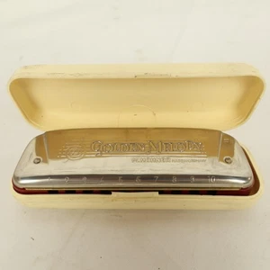 Hohner Golden Melody 542 Mundharmonika in Tonart F# New Old Stock - Bild 1 von 4