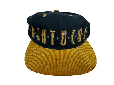 Sombrero de pana vintage de la Universidad de Kentucky Top of the World deletreado correa 90 Foto 1 de 4