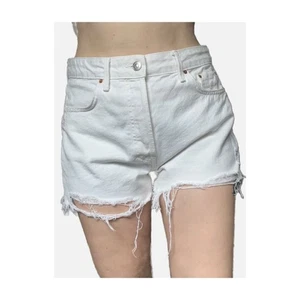 GRLFRND High Rise Cut Off Cute As Daisy Duke Shorts White 28 - Picture 1 of 11