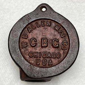 Vintage W D Allen Mfg CO CBG Cast Iron Sprinkler Red Chicago Usa - Picture 1 of 3