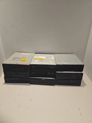9 Internal CD ROM DVD RW Disc Drives Lot IDE Sata As Is For Parts - Image 1 of 4